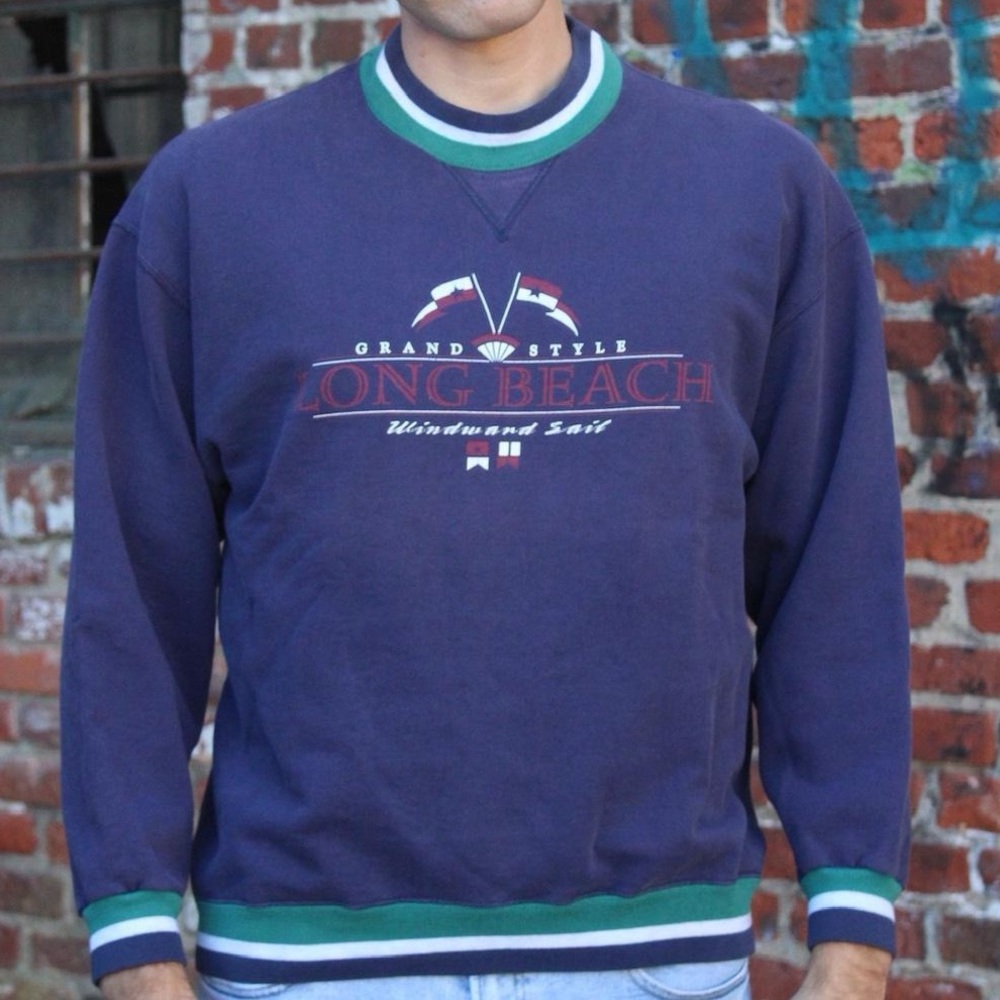 Gear For Sports Navy Pullover with Green and White Accents